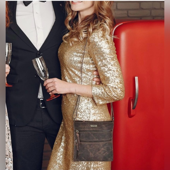 Leather ESTALON Crossbody Bag - Picture 15 of 16